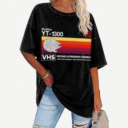 Vintage Hyperdrive Starship Vintage Distressed T-shirt