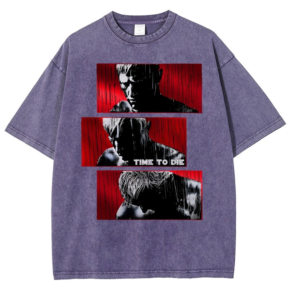 Time to die Vintage Distressed T-shirt