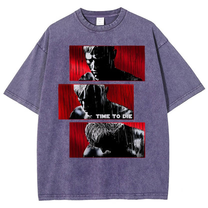 Time to die Vintage Distressed T-shirt