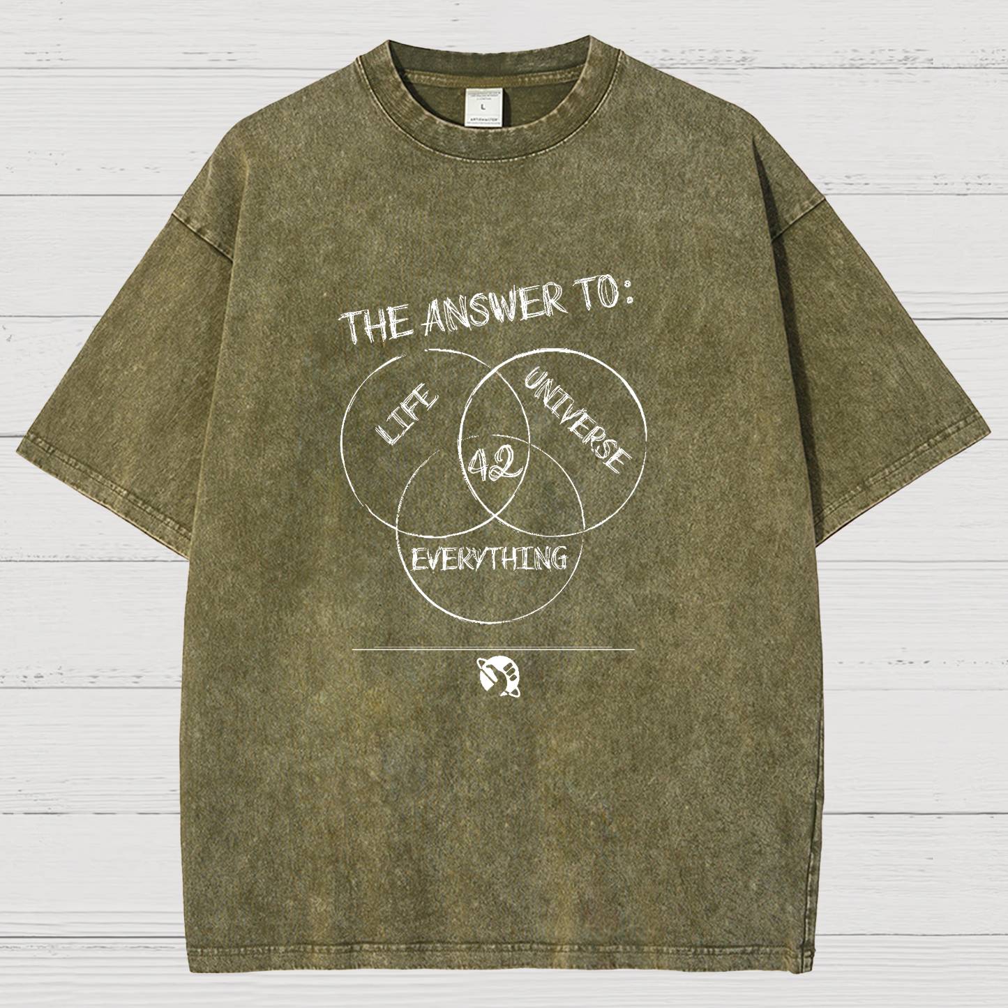 Diagram Of Everything Vintage Distressed T-shirt