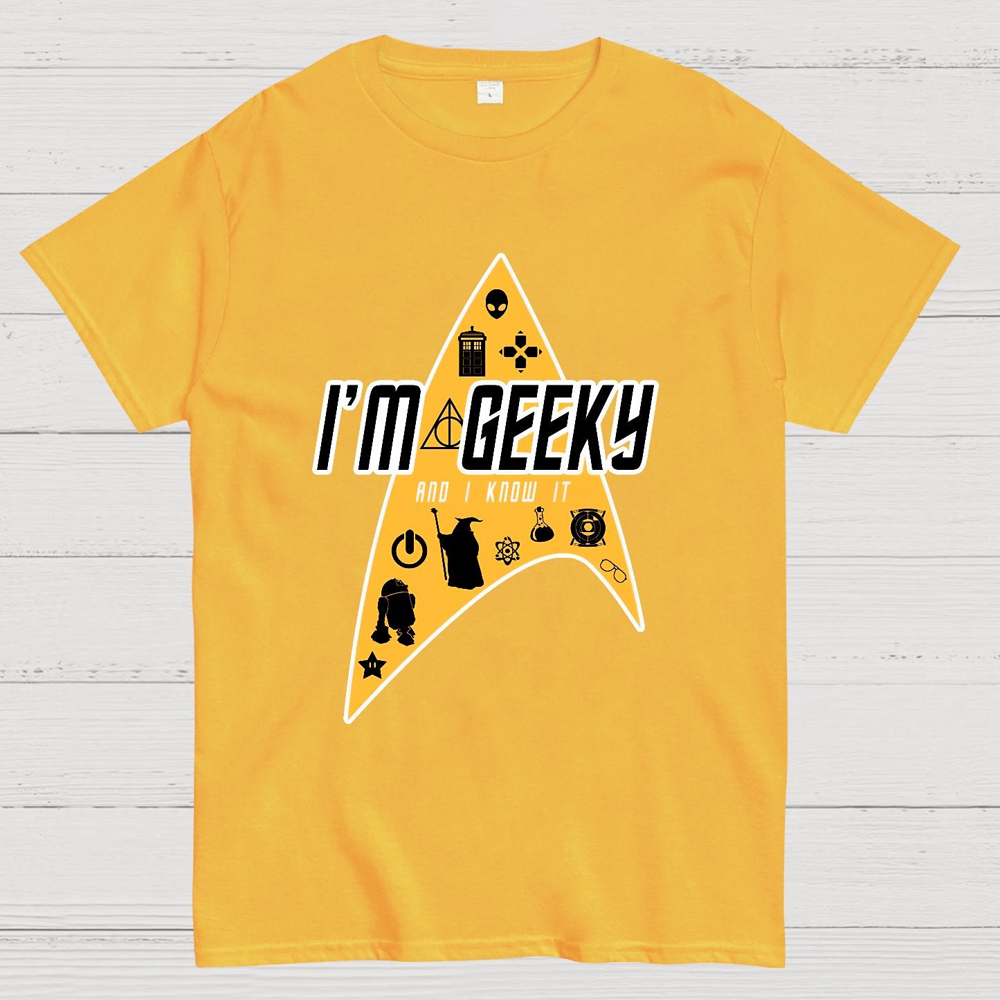 I'm Geeky And I Know It ！Geek T-Shirt