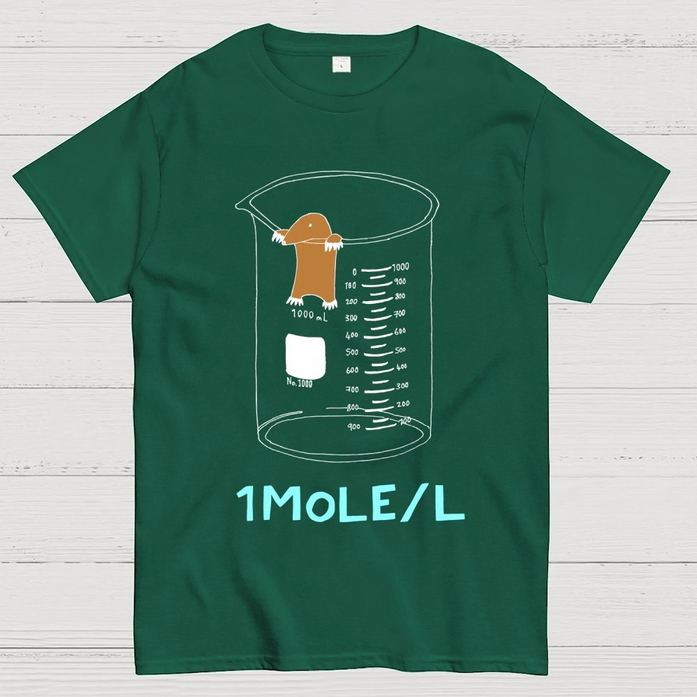 Ute One Mole Per Liter Chemistry Avogadros Day Geek T-Shirt