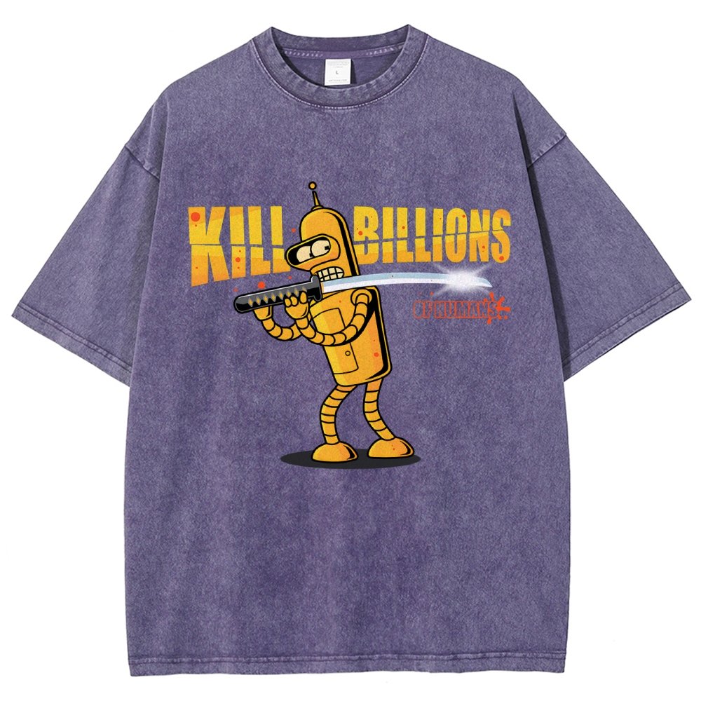 Kill Billions Vintage Distressed T-shirt