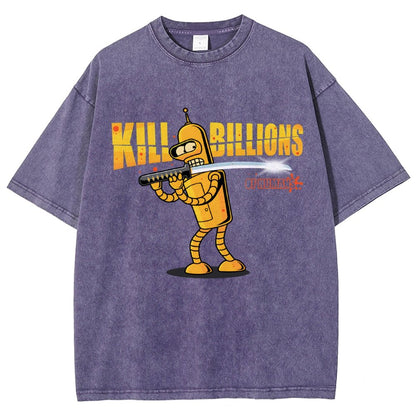 Kill Billions Vintage Distressed T-shirt