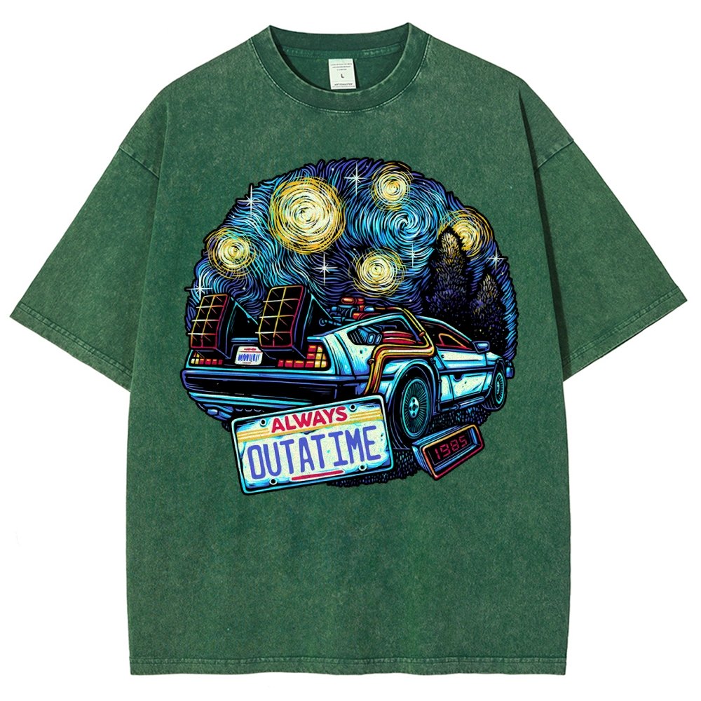 Always Outatime Vintage Distressed T-shirt