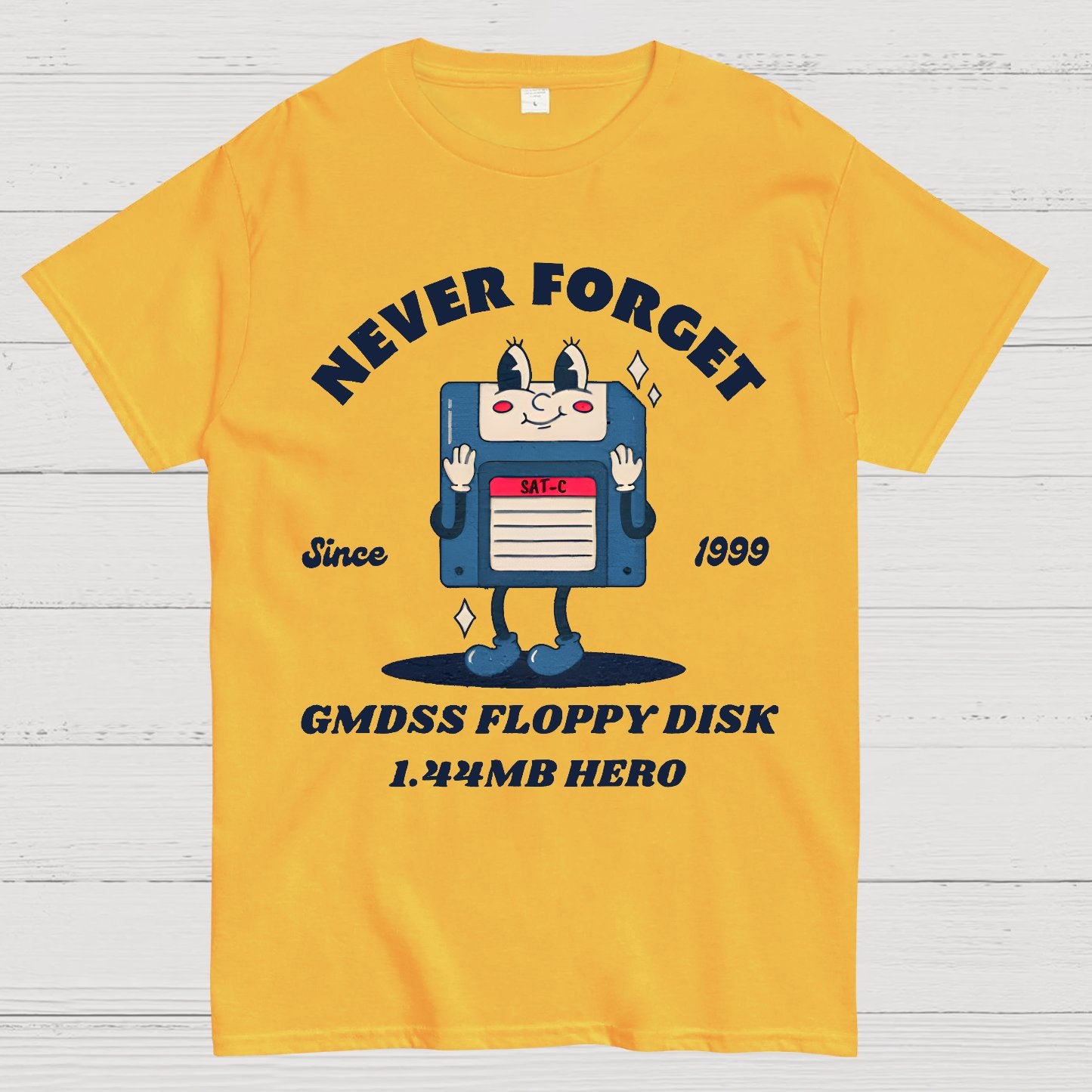 GMDSS Floppy Disk Hero Geek T-Shirt