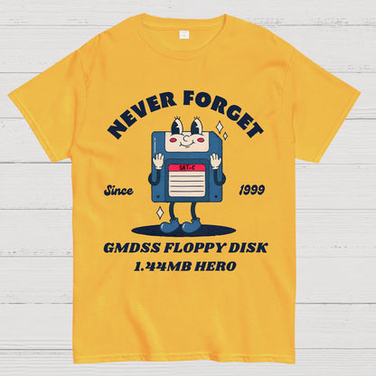 GMDSS Floppy Disk Hero Geek T-Shirt