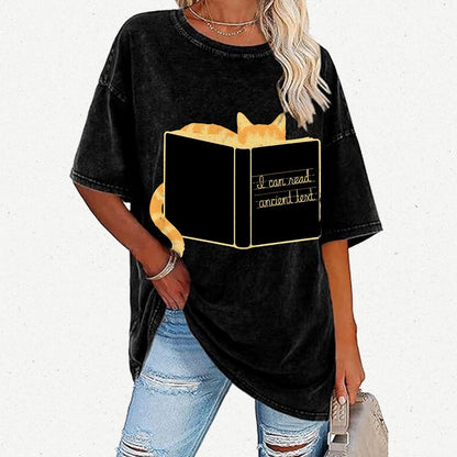 Ancient Text Vintage Distressed T-shirt
