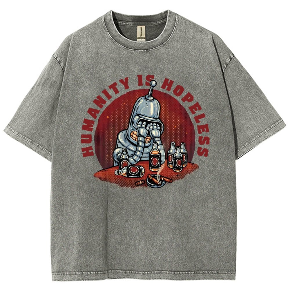 Humanity Is Hopeless Vintage Distressed T-shirt