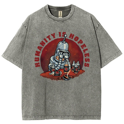 Humanity Is Hopeless Vintage Distressed T-shirt