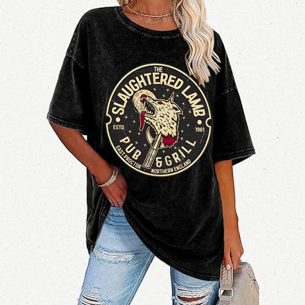 The Slaughtered Barn Vintage Distressed T-shirt