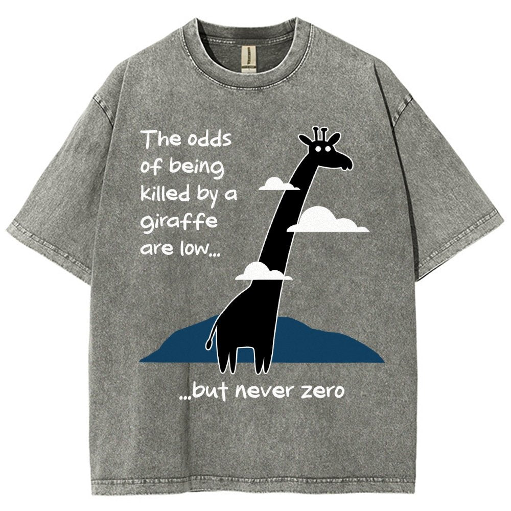 Killer Giraffe Vintage Distressed T-shirt