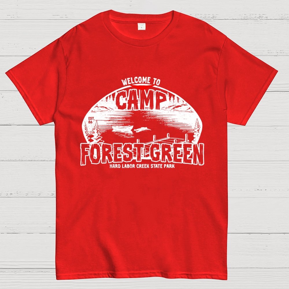 Camp Forest Green Geek T-Shirt