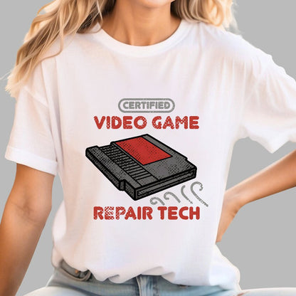 Video Game Repair Tech Geek T-Shirt