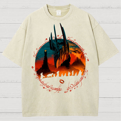 Fiery Mountain Quest Vintage Distressed T-shirt