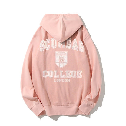 Scumbag College Unisex Printed Back Unisex Cotton Hoodie