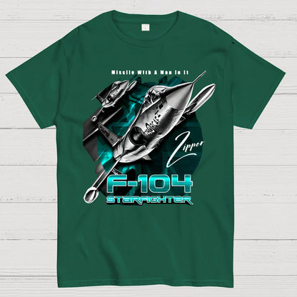 F-104 Starfighter USAF Supersonic Fighter Geek T-Shirt