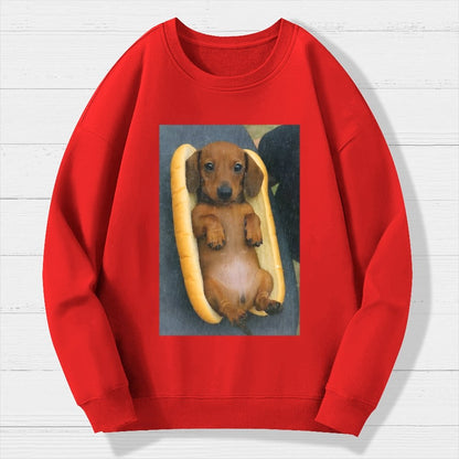 Real Hot Dog Geek Cotton Sweatshirt