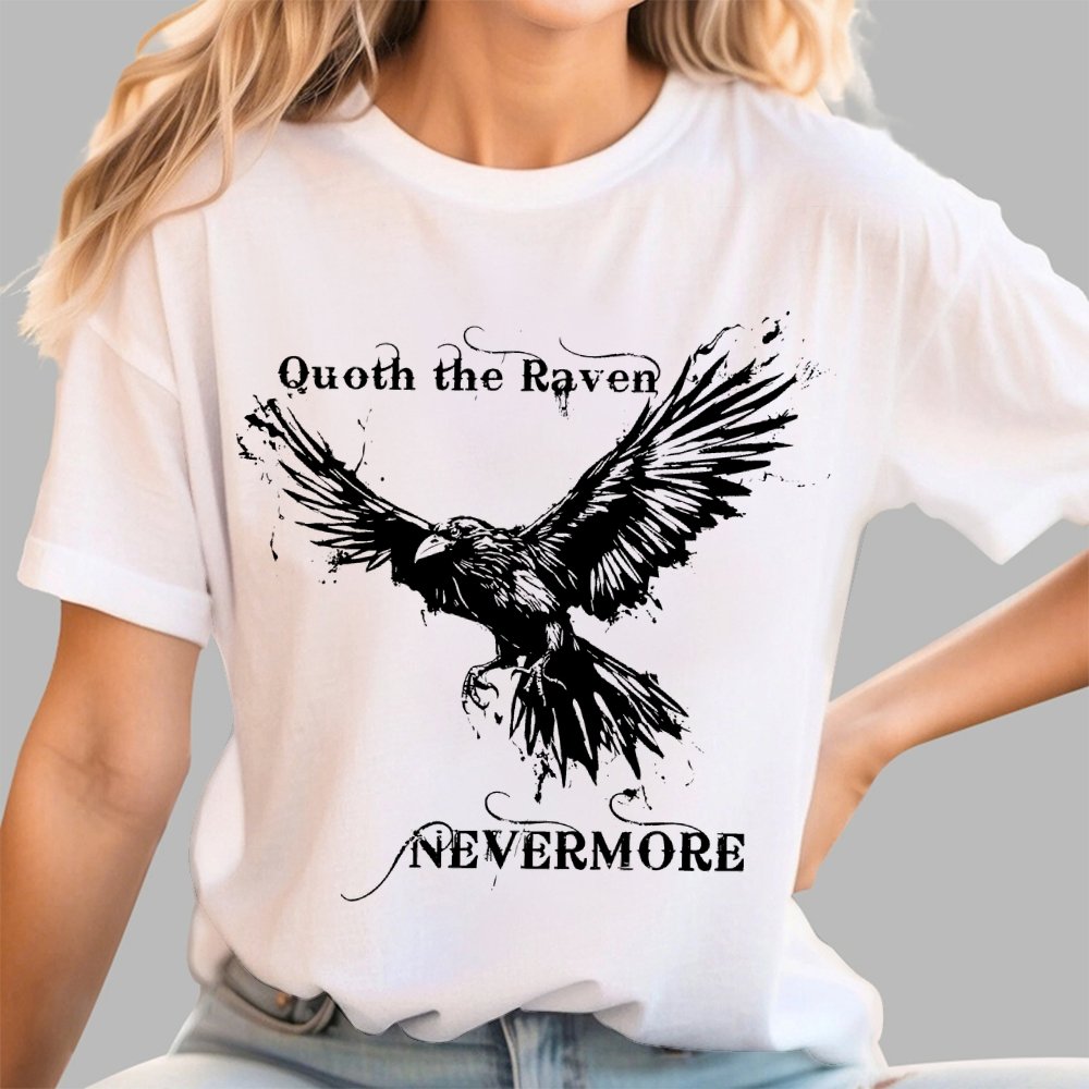 Quoth the raven Nevermore Geek T-Shirt