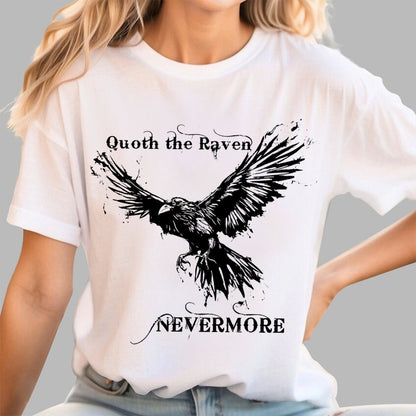 Quoth the raven Nevermore Geek T-Shirt