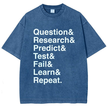 Scientific Method Vintage Distressed T-shirt