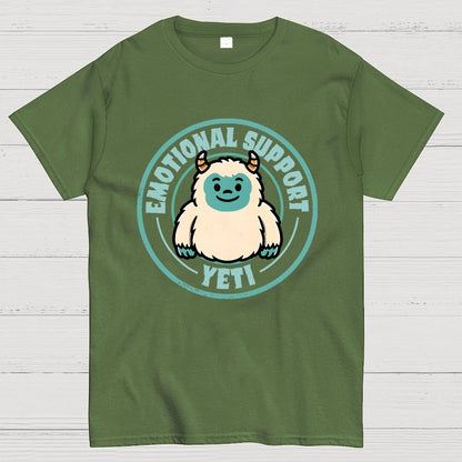 Emotional Support Yeti Geek T-Shirt