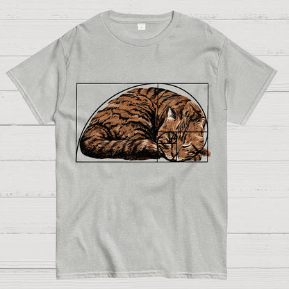 Fibonacci sequence Cat Geek T-Shirt