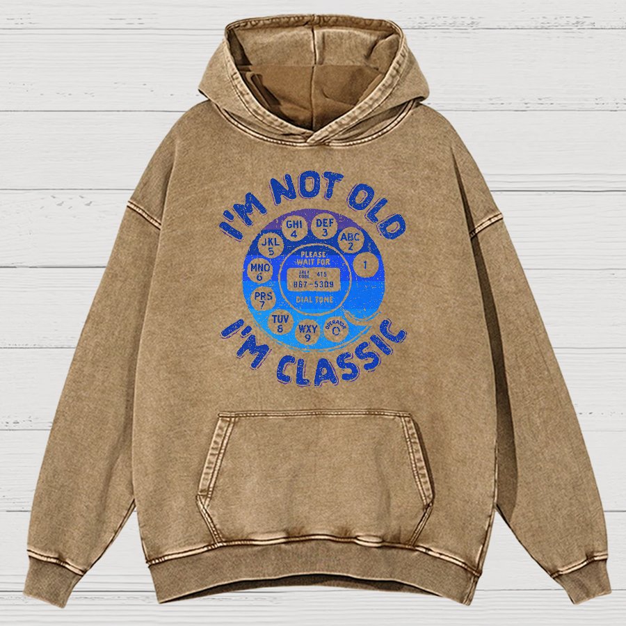 The Classic Communicator Vintage Distressed Hoodie