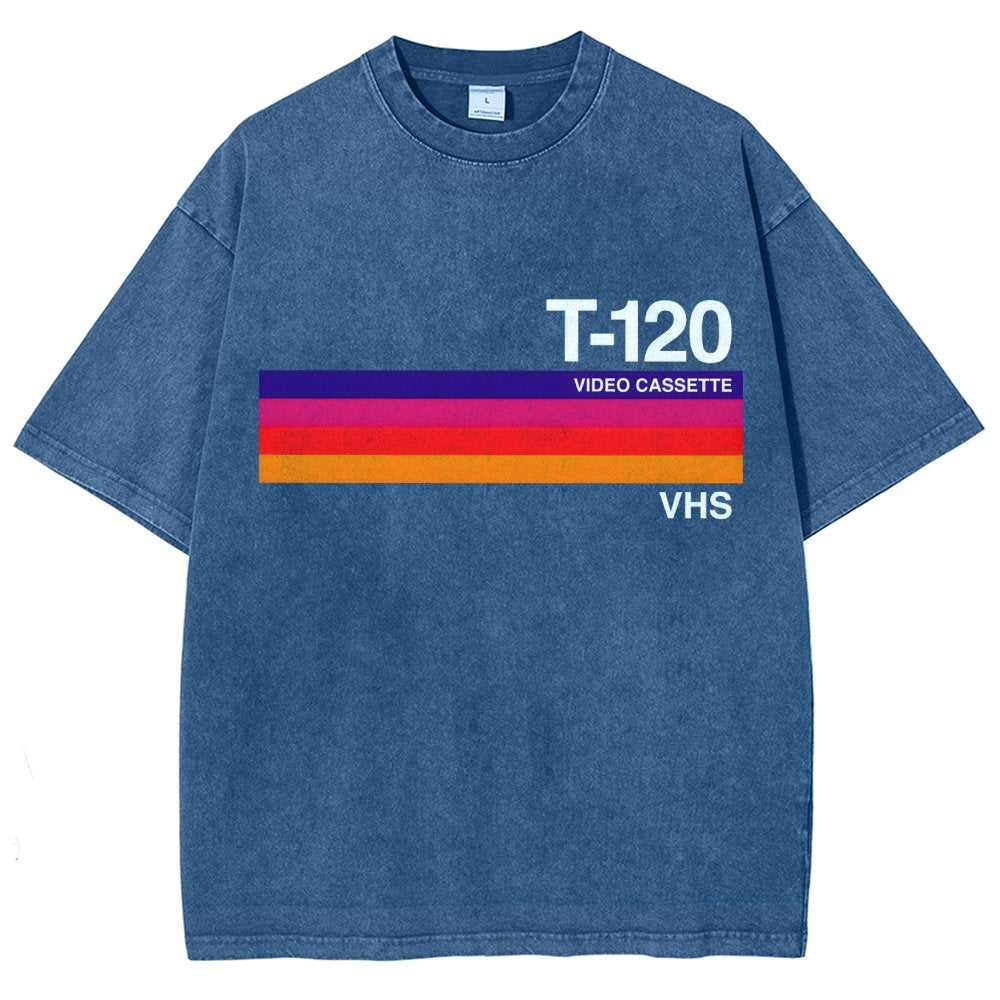 Dusk Video Cassette VHS Vintage Distressed T-shirt