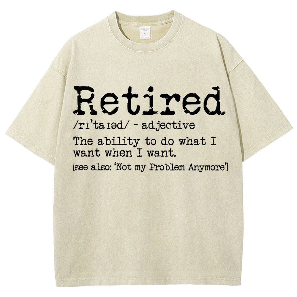 Fun Programming Programs For Retirement Vintage Distressed T-shirt