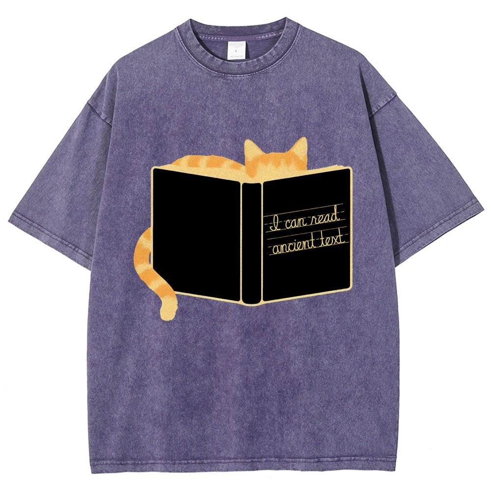 Ancient Text Vintage Distressed T-shirt