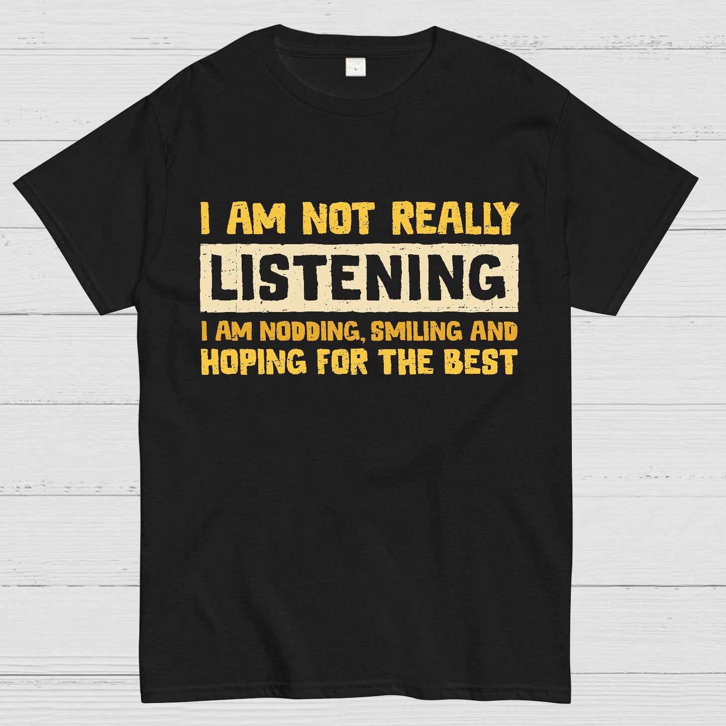 Hoping For The Best Geek T-Shirt