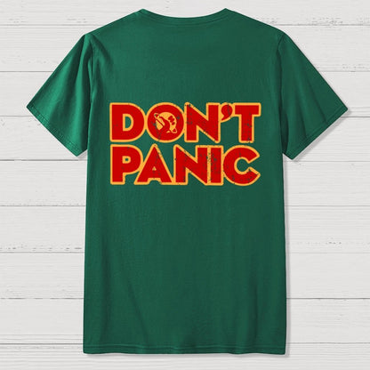 Dont Panic  Back Printing Geek T-Shirt