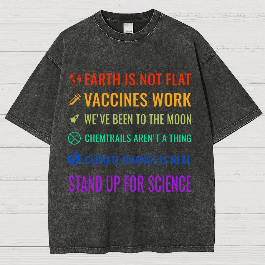 Stand Up For Science! Vintage Distressed T-shirt