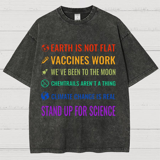 Stand Up For Science! Vintage Distressed T-shirt