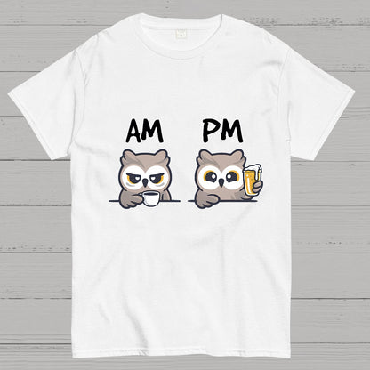 AM PM owl clock Geeky T-Shirt