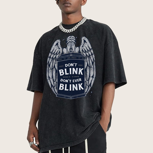 Don't Blink Vintage Distressed T-shirt