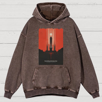 Syrinx Temple Priest Vintage Distressed Hoodie