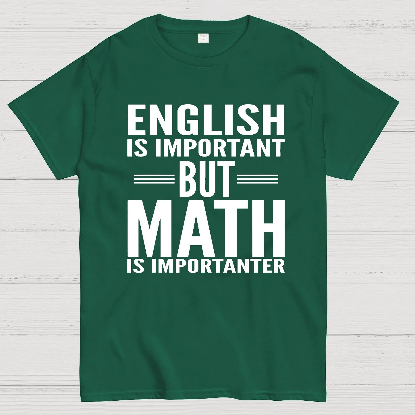 English is important but Math is importanter Geek T-Shirt