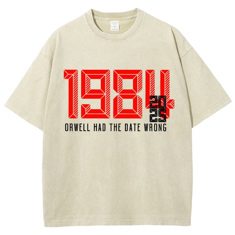 Orwell Got It Wrong Vintage Distressed T-shirt
