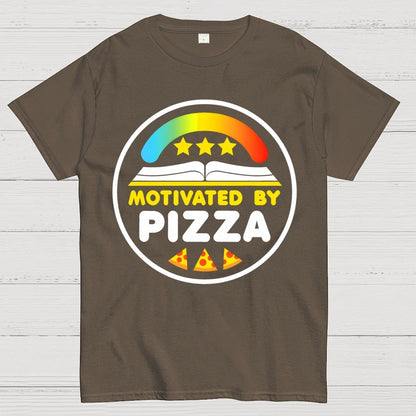 Motivated By Pizza Geek T-Shirt
