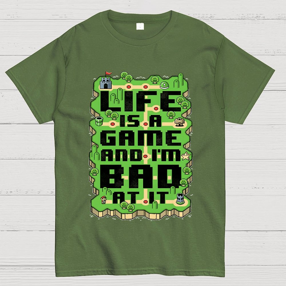 Vintage Game Map Joke Geek T-Shirt