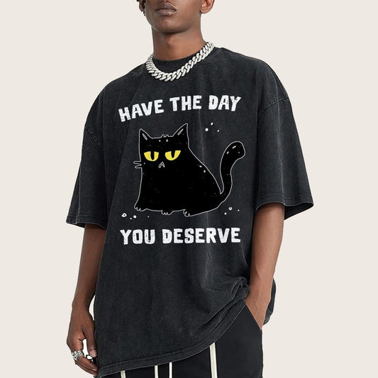 Karma Kitten Vintage Distressed T-shirt