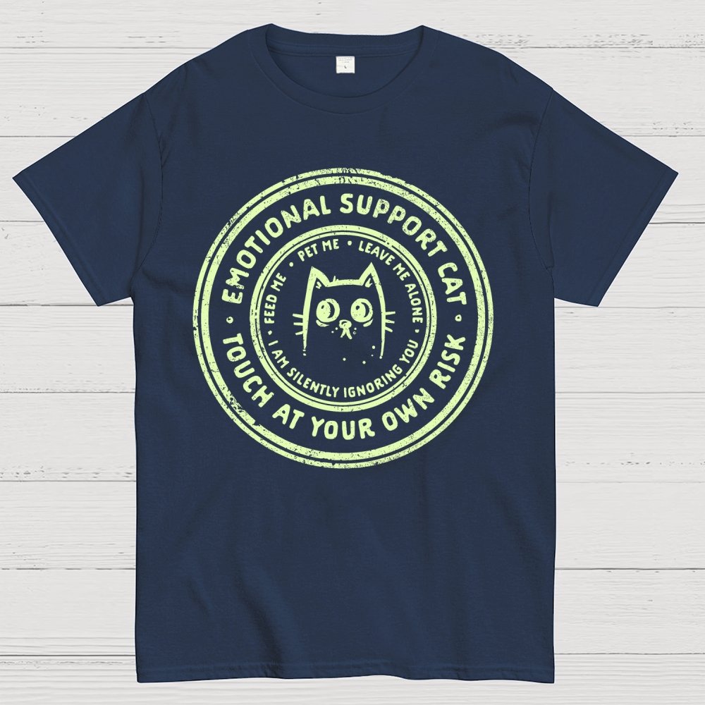 Emotional Support Cat Geek T-Shirt