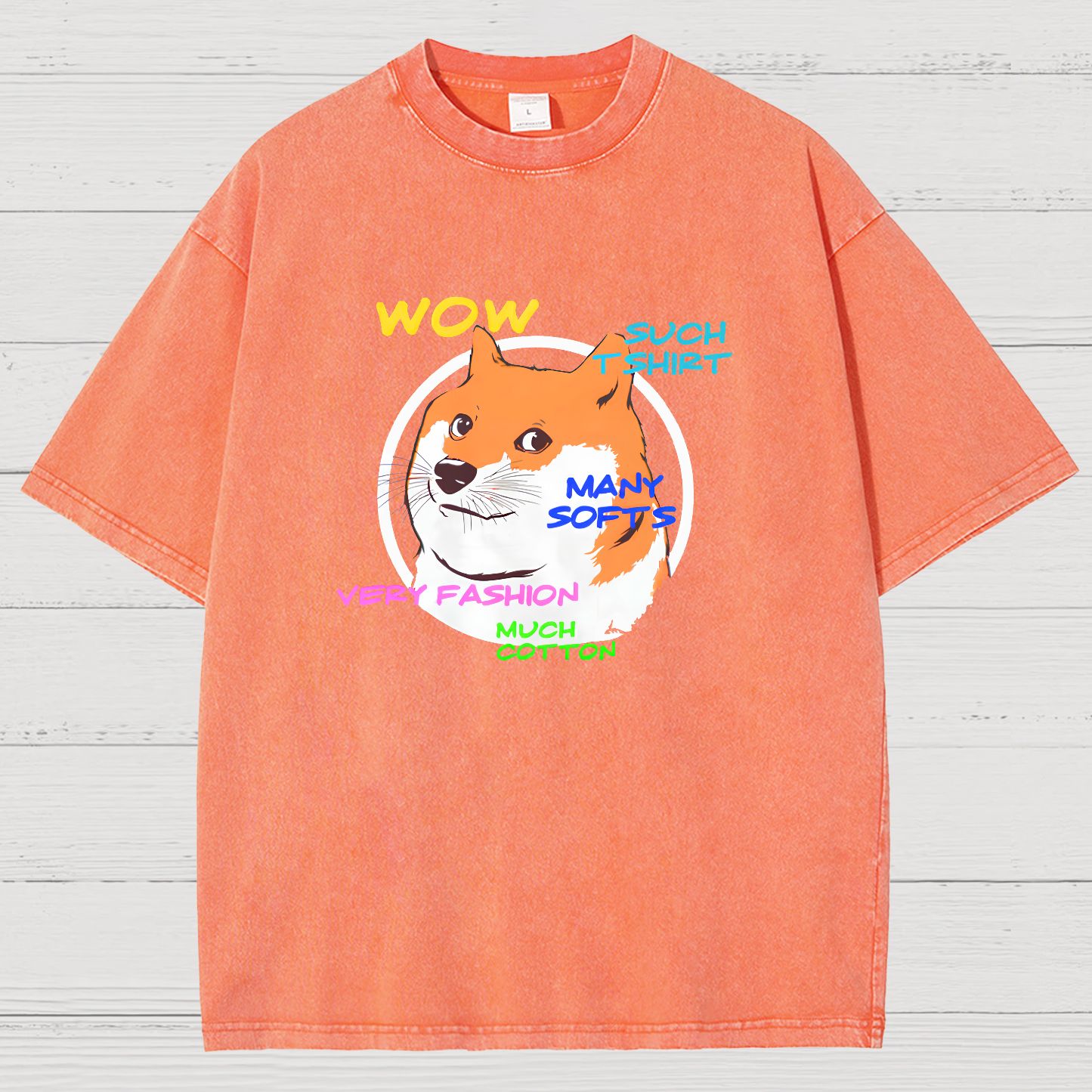 Doge Vintage Distressed T-shirt