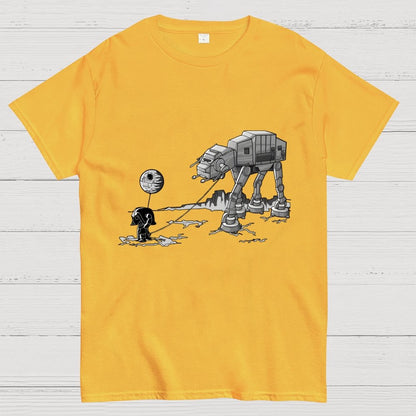 Empire Robot Dog-Planet Battles Geek T-Shirt