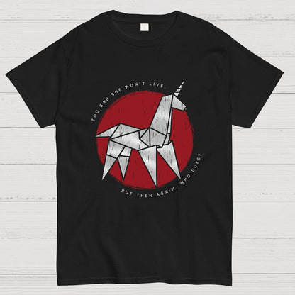 Origami Unicorn Geeky T-Shirt