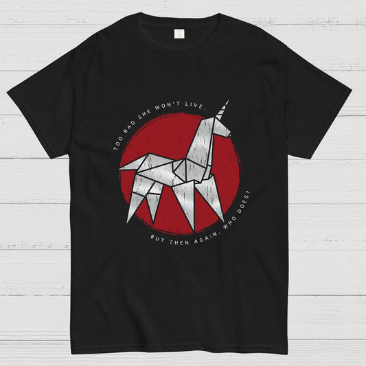 Origami Unicorn Geeky T-Shirt