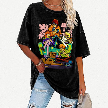 Stay Home Squad Vintage Distressed T-shirt