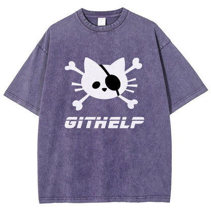 GitHelp Vintage Distressed T-shirt